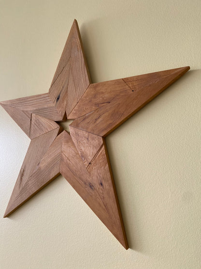 Wooden Star Wall Art, Thin