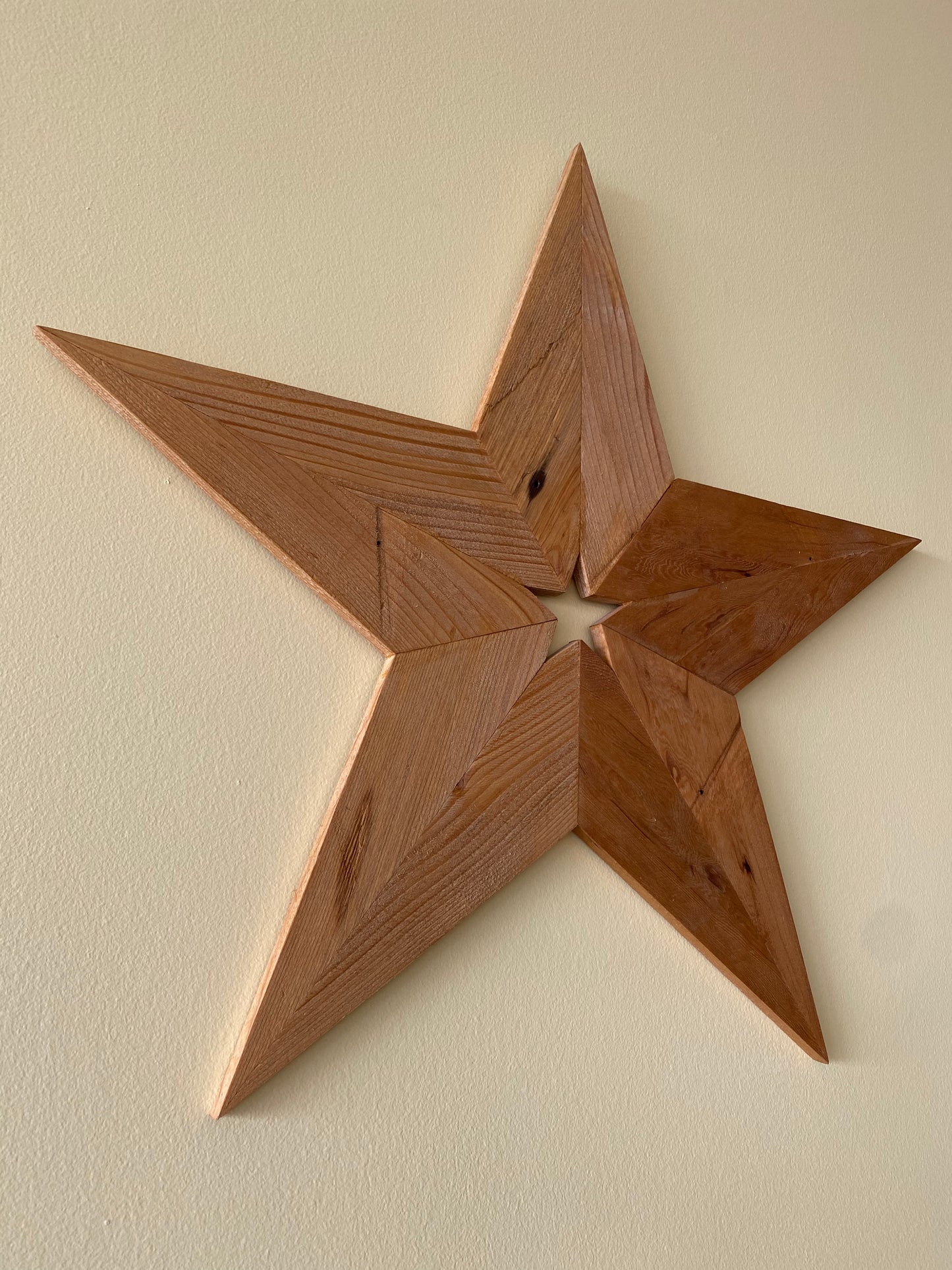 Wooden Star Wall Art, Thin