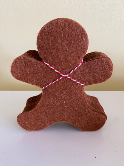 Felt Gingerbread Men