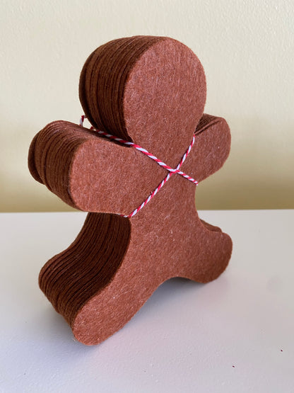 Felt Gingerbread Men