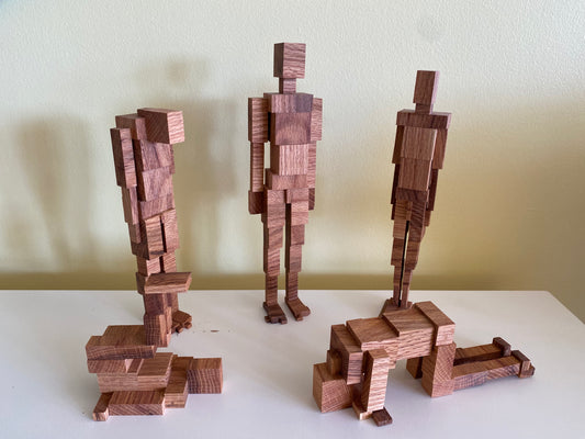 Wooden Block People