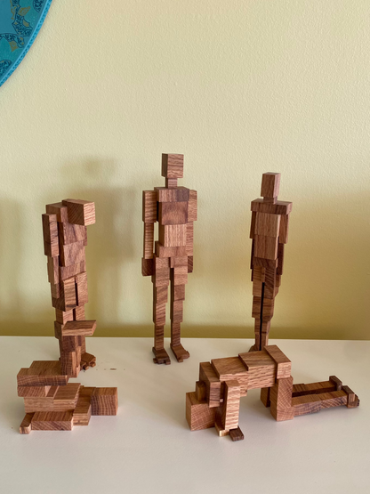 Wooden Block People