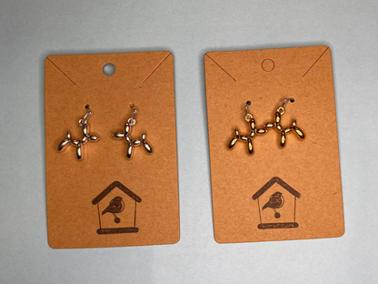 Balloon Dog Earrings