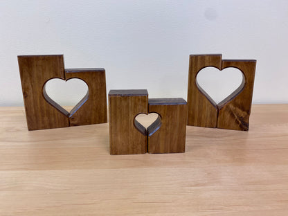 Wooden Heart Cutouts