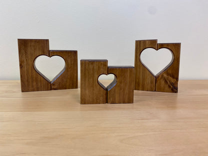 Wooden Heart Cutouts