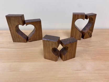 Wooden Heart Cutouts