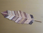 Wooden Feather 3'