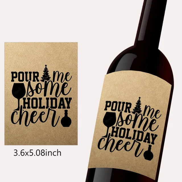 Some Holiday Cheer - Wine Bottle Label