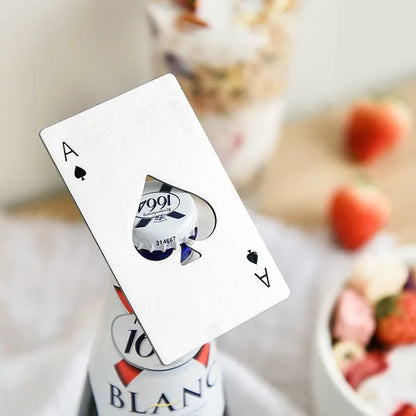 Poker Card Bottle Opener