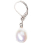 Silver Pearl Earring
