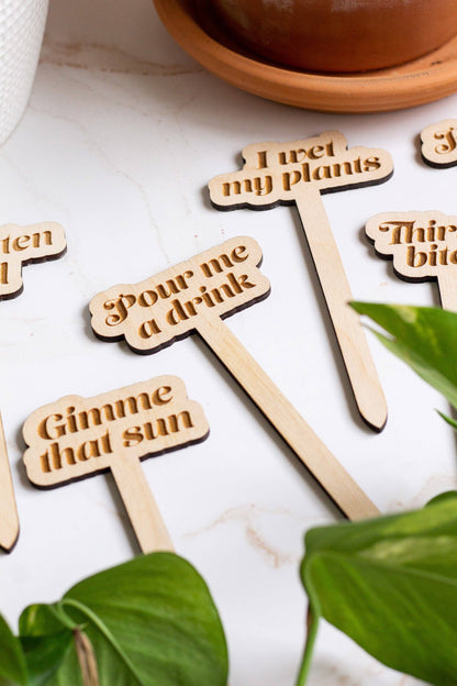 Wooden Plant Markers