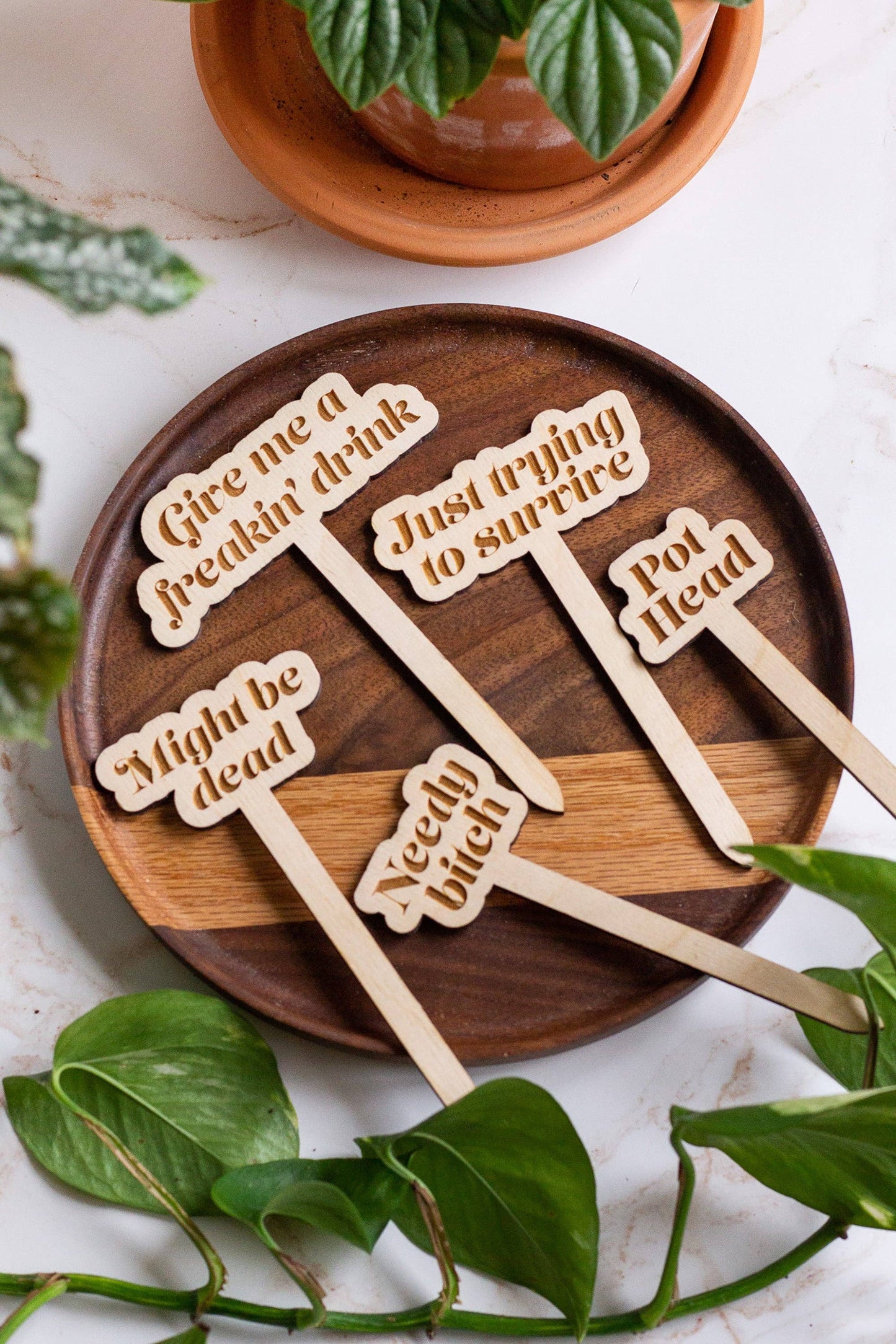 Wooden Plant Markers