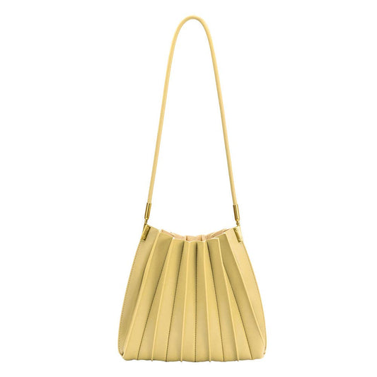 Carrie Yellow Recycled Vegan Shoulder Bag