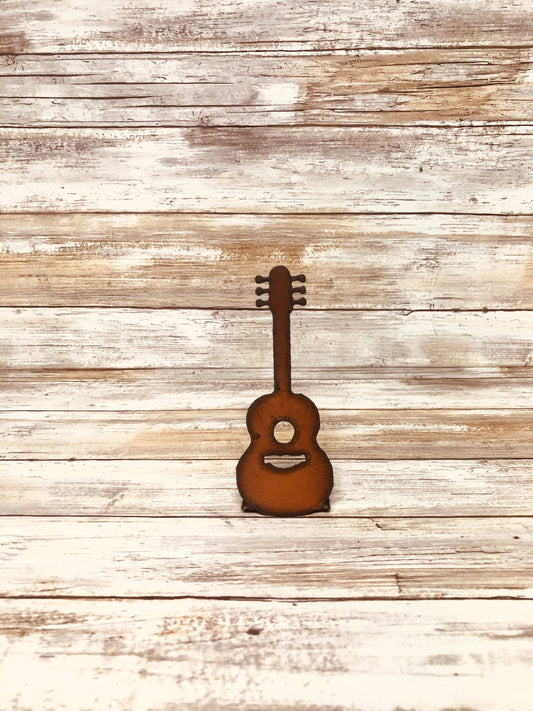 Acoustic Guitar Rusty Figure