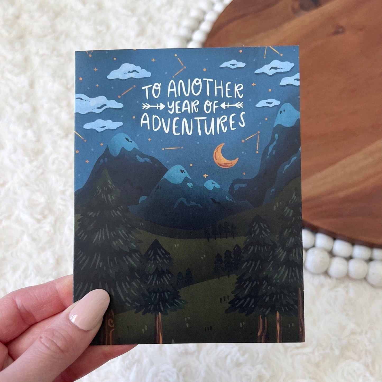 To Another Year Of Adventures, Greeting Card