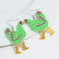 Cowgirl Chicken Earrings