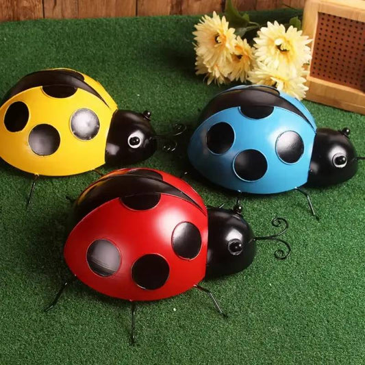 Metal Garden Ladybugs